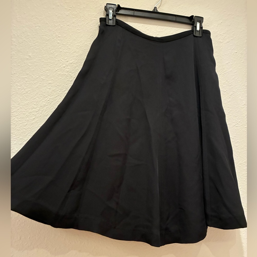 Diane Von Furstenberg Black A-Line Skirt